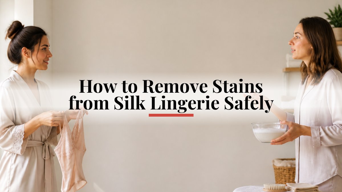 How to Remove Stains from Silk Lingerie Safely